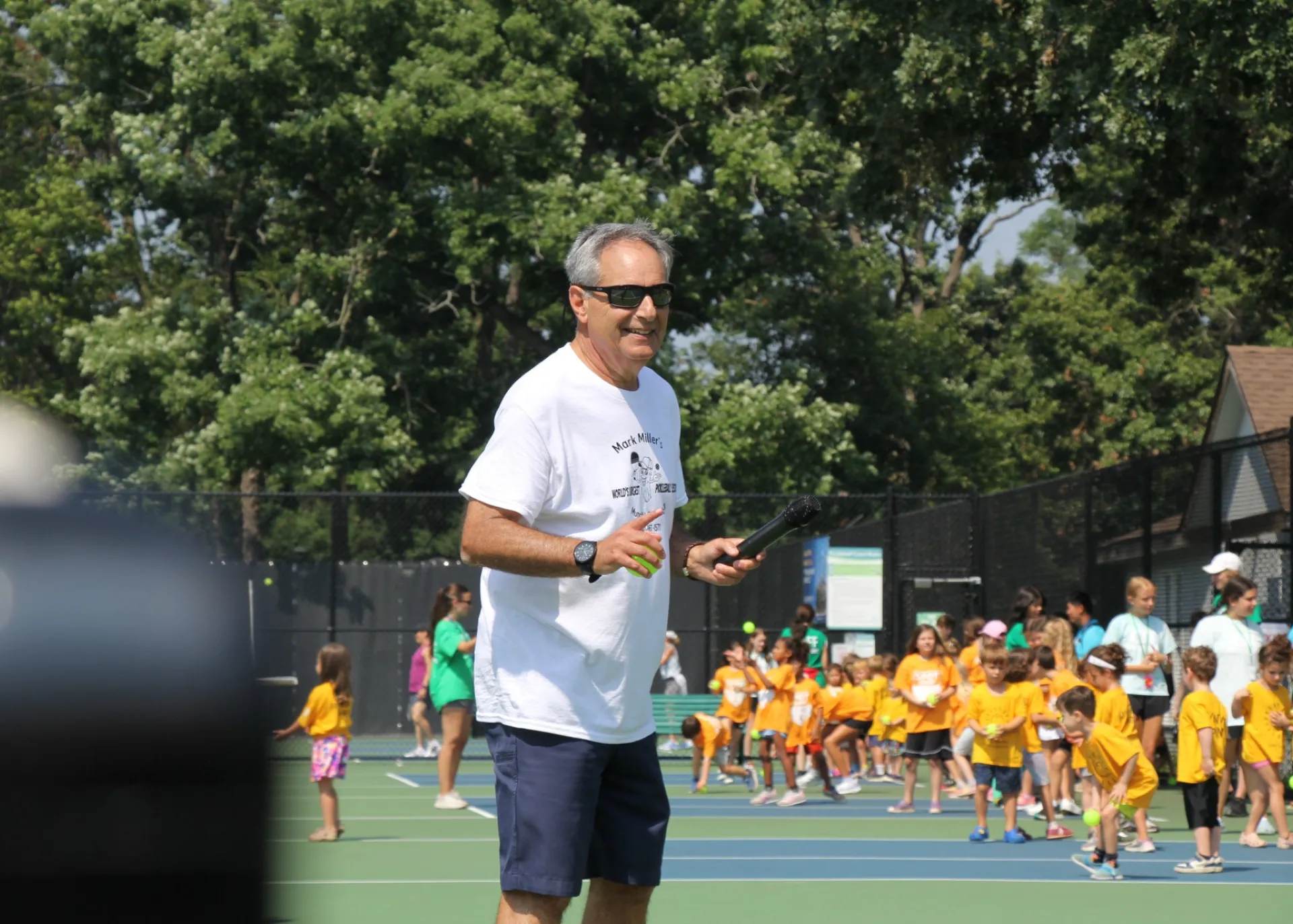 Mark Miller at Worlds Largest Pickleball Lesson Chicago 2025