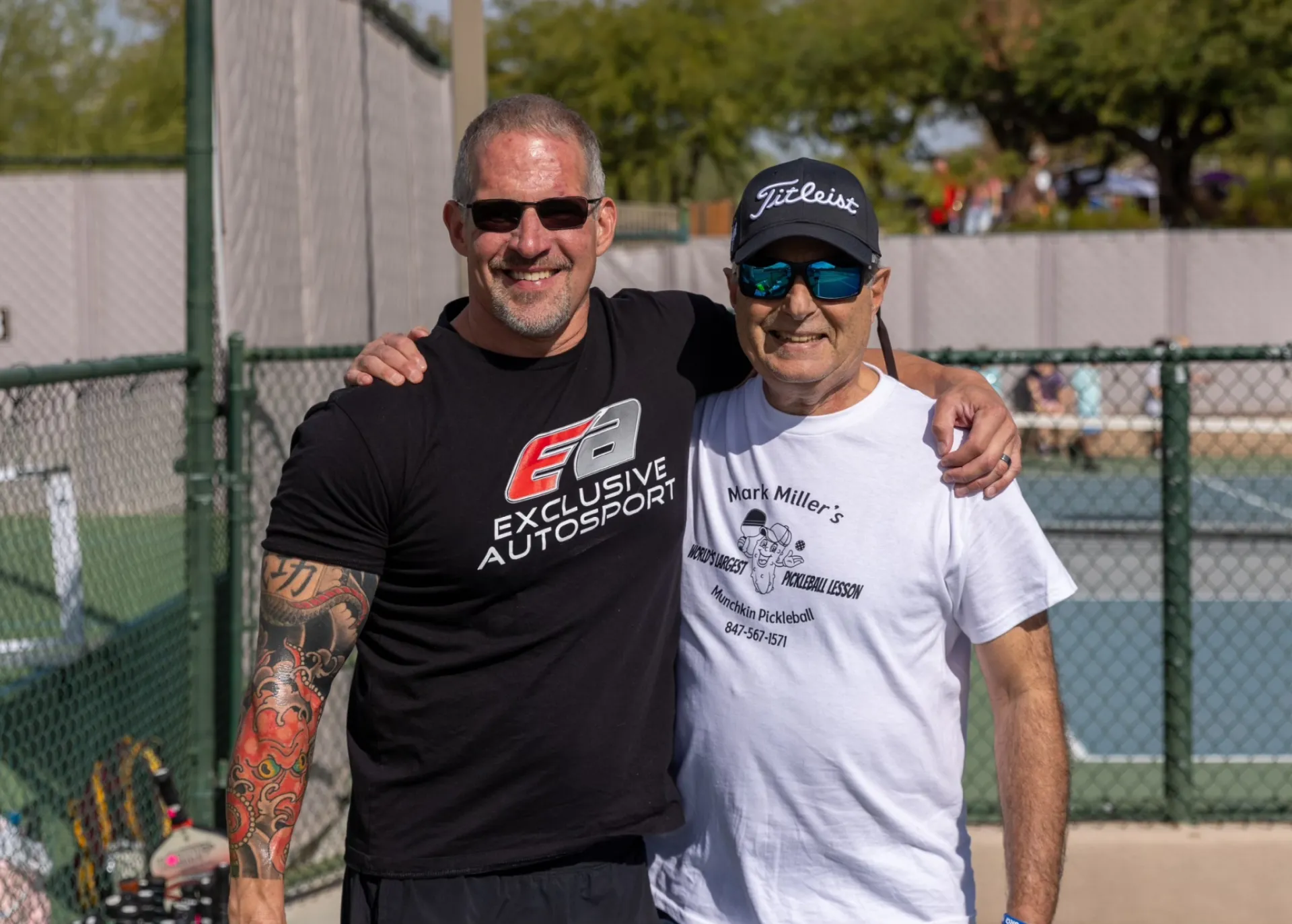 Mark Miller with CEO of Geneva Financial Aaron Van Trojen